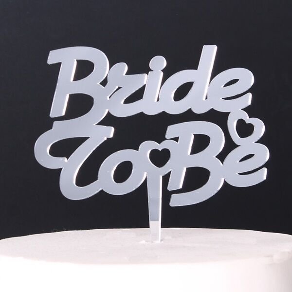 Pileksi Gümüş Bride To Be Pasta Yazı