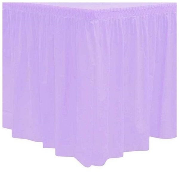 Plastik Lila Masa Eteği