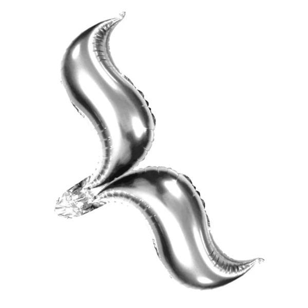 Folyo Gümüş Deniz Kizi Kuyruk 45 cm