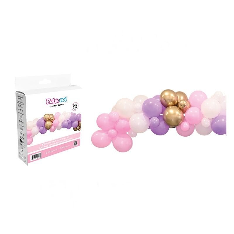 Kız Doğum Günü Balon Seti 70 li
