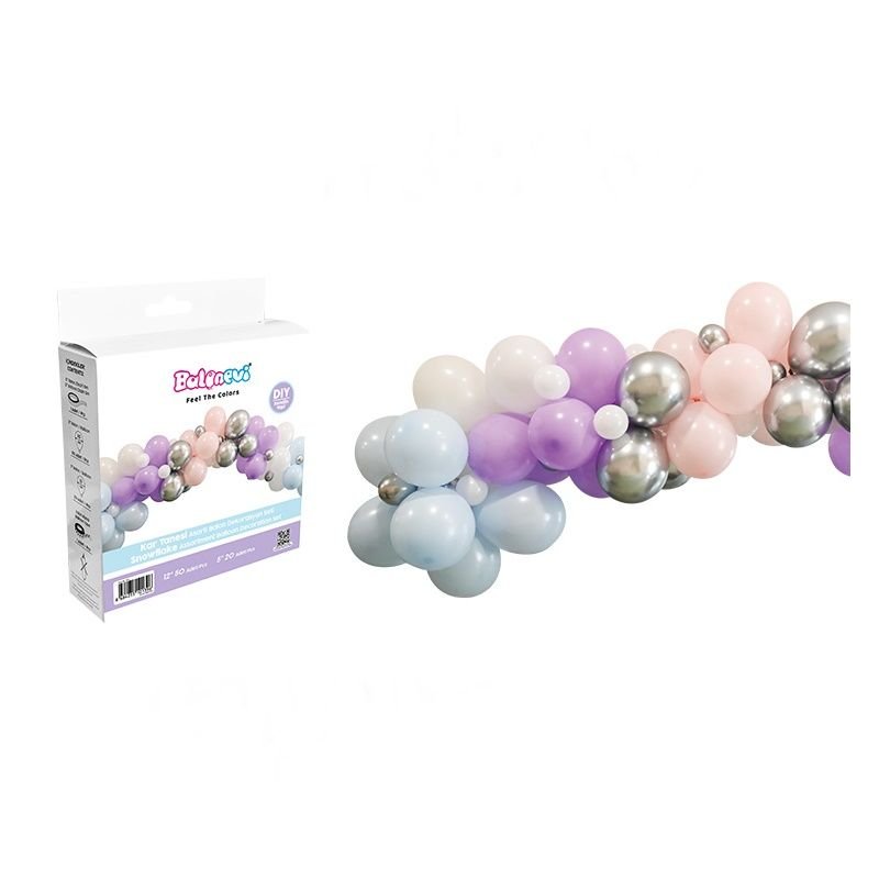 Kar Tanesi Balon Seti 70 li