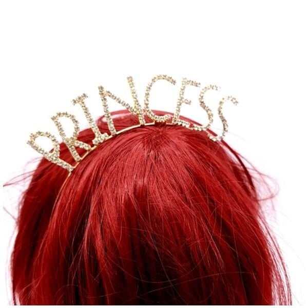 Taşlı Metal Gold Prenses Taç
