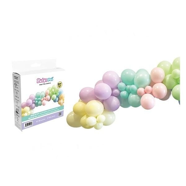 Makaron Doğum Günü Balon Seti 70 li