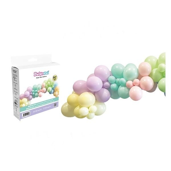 Makaron Doğum Günü Balon Seti 70 li