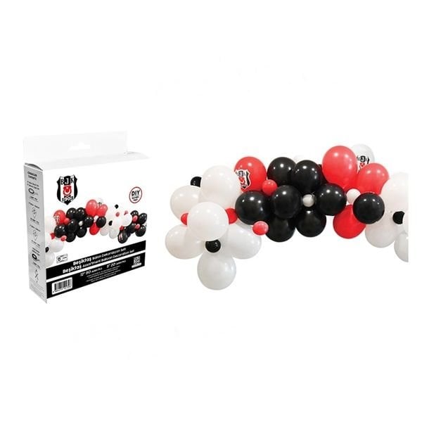 Beşiktaş Doğum Günü Balon Seti 70 li