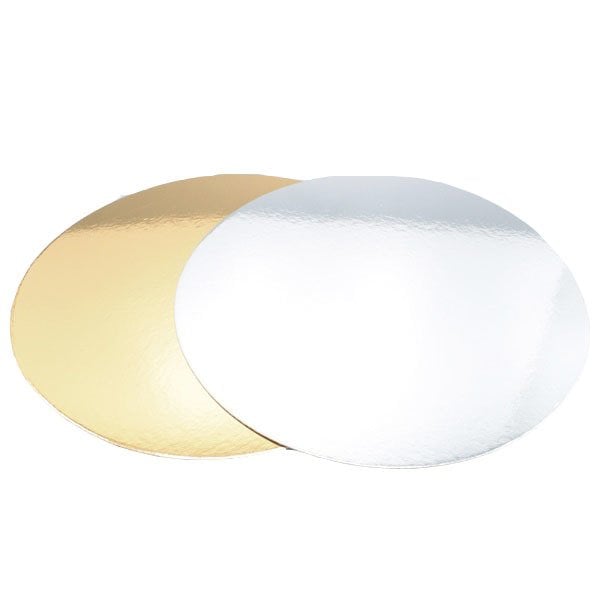 Yuvarlak Gümüş Gri Pasta Altlık 28 cm