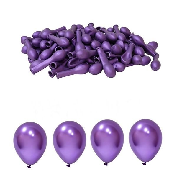 Mini Krom Mor Balon 5 inc 10 Adet