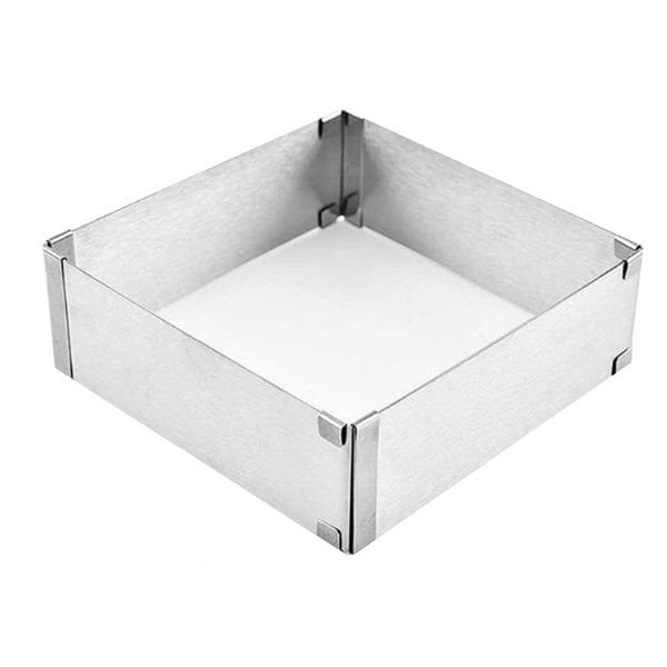 Kare Dikdörtgen Ayarlı Pasta Kalıbı 8 cm