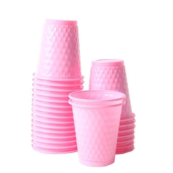 Plastik Pembe Bardak 25 Lİ