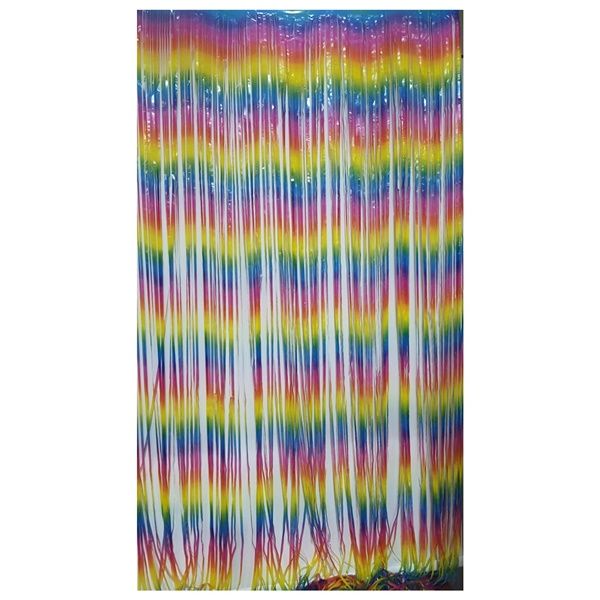 Saçaklı Gökkuşağı Perde Fon 90x200