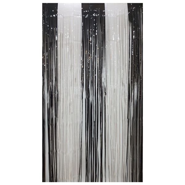 Taraftar Siyah Beyaz Perde Fon 90x200