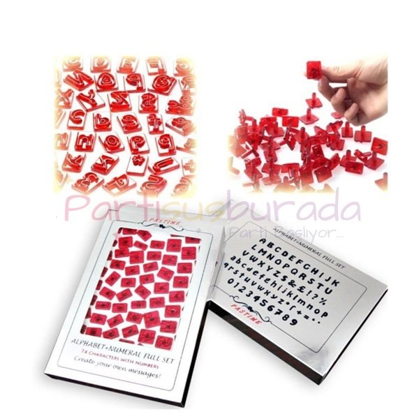 Full Alfabe Rakam Set 74 Parça