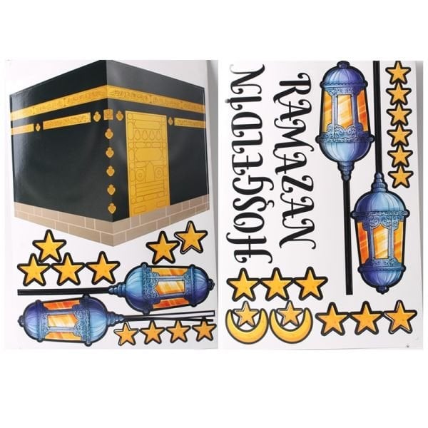 Figürlü Ramazan Sticker 30 Parça