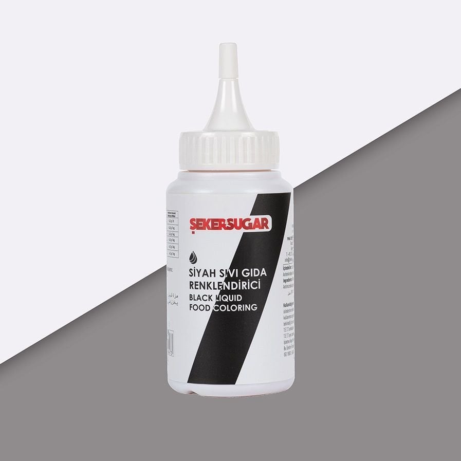 Siyah Sıvı Gıda Boyası 20 ml