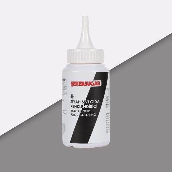 Siyah Sıvı Gıda Boyası 20 ml