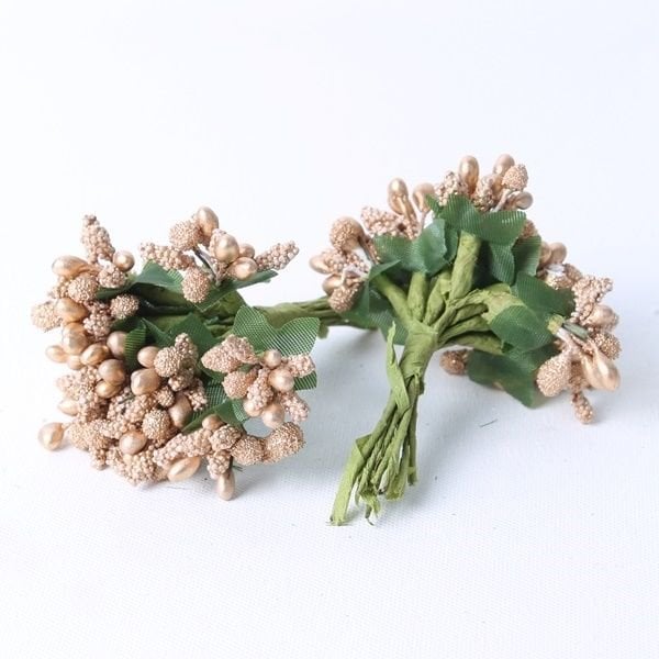 Mini Gold Tomurcuk Çiçek 24 Adet