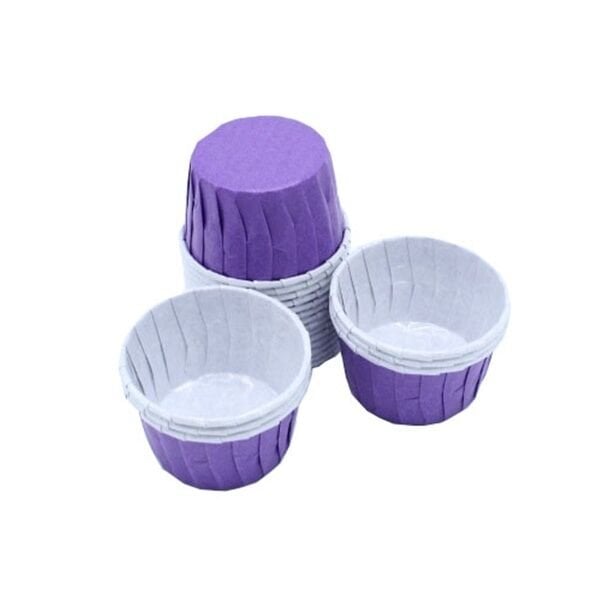 Mor Cupcake Kek Kalıbı 50 Adet