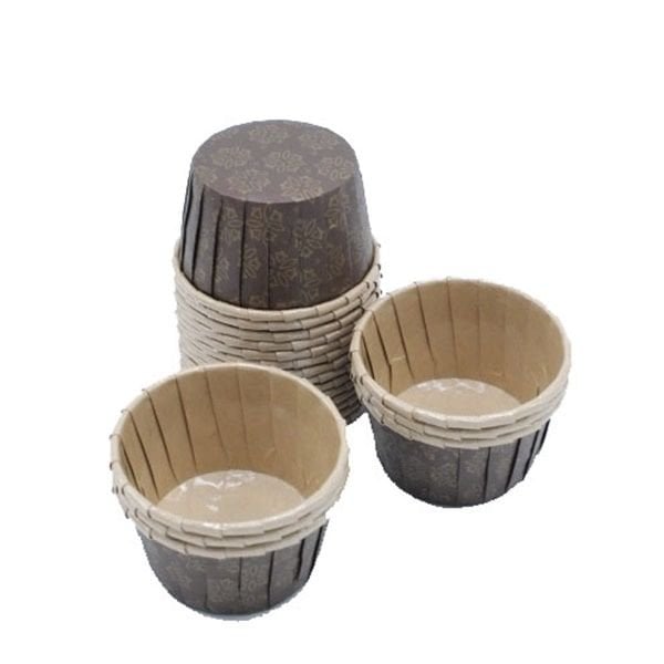 Kahverengi Cupcake Kek Kalıbı 50 Adet