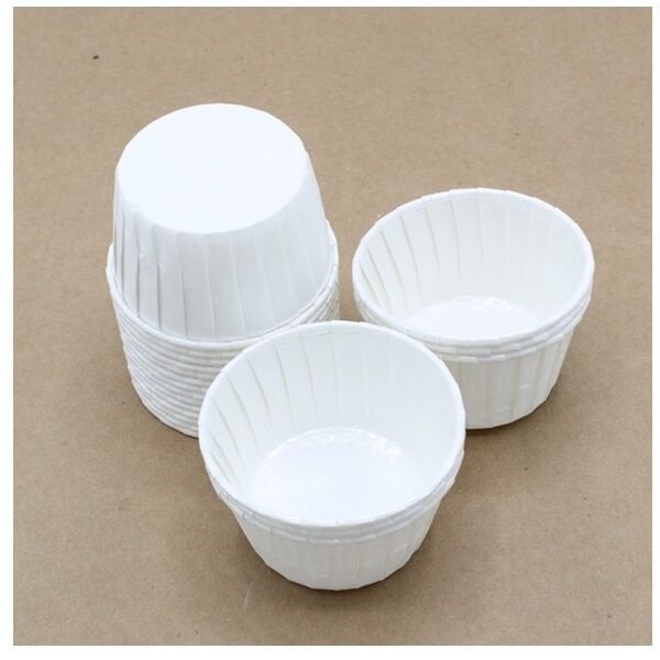 Beyaz Cupcake Kek Kalıbı 50 Adet