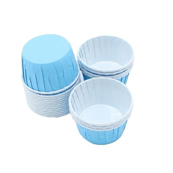 Mavi Cupcake Kek Kalıbı 50 Adet