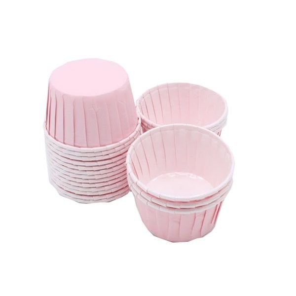 Pembe Cupcake Kek Kalıbı 50 Adet