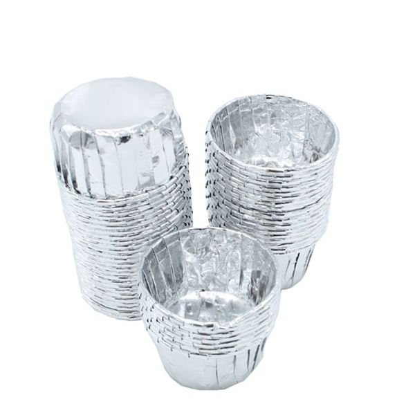 Gümüş Gri Cupcake Kek Kalıbı 25 Adet