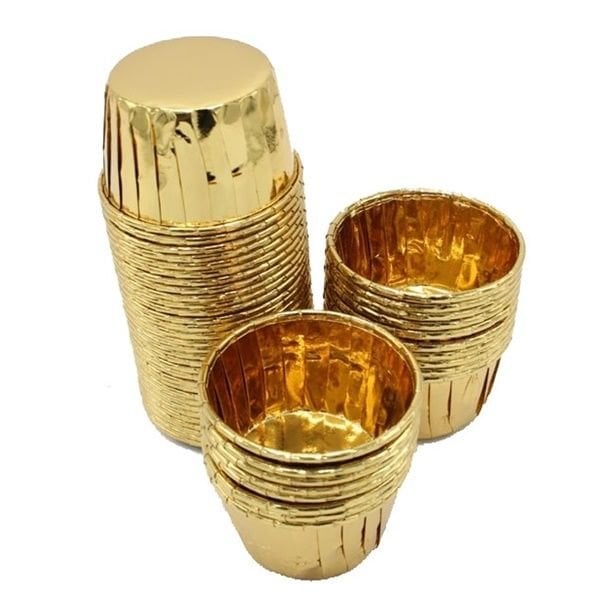Gold Cupcake Kek Kalıbı 25 Adet