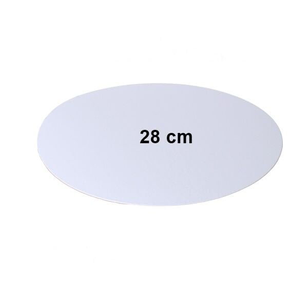 Yuvarlak Beyaz Pasta Altlık 28 cm