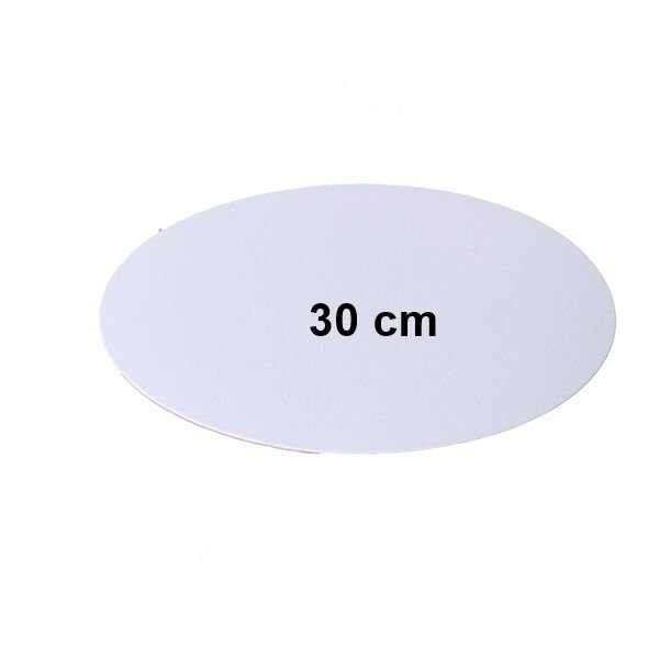 Yuvarlak Beyaz Pasta Altlık 30 cm