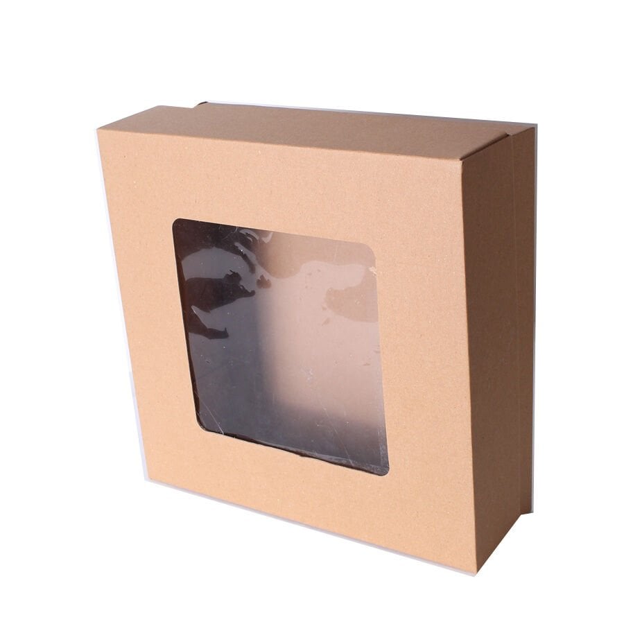 Kraft Pencereli Kutu 30x30x10