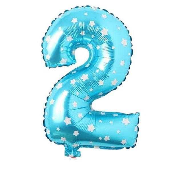 Folyo Mavi 2 Balon 40 cm