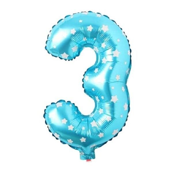Folyo Mavi 3 Balon 40 cm