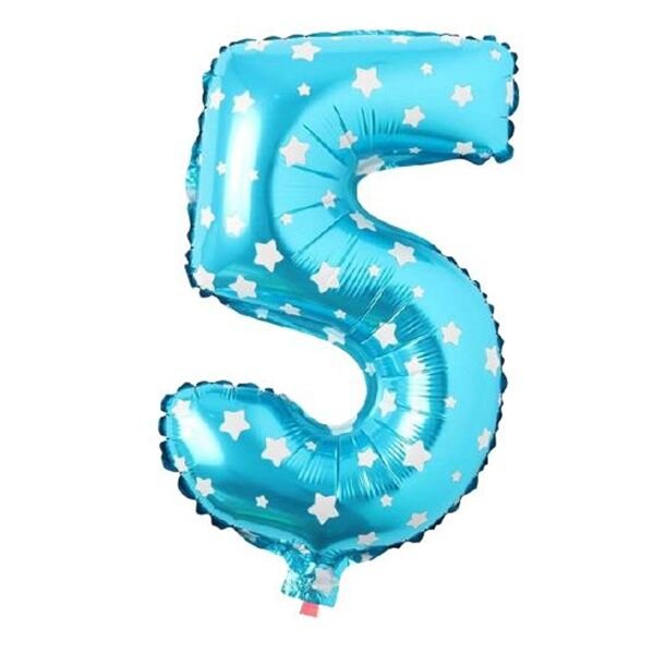 Folyo Mavi 5 Balon 40 cm