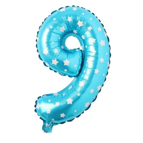 Folyo Mavi 9 Balon 40 cm