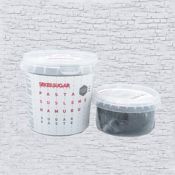 Siyah Şeker Hamuru 500 gr