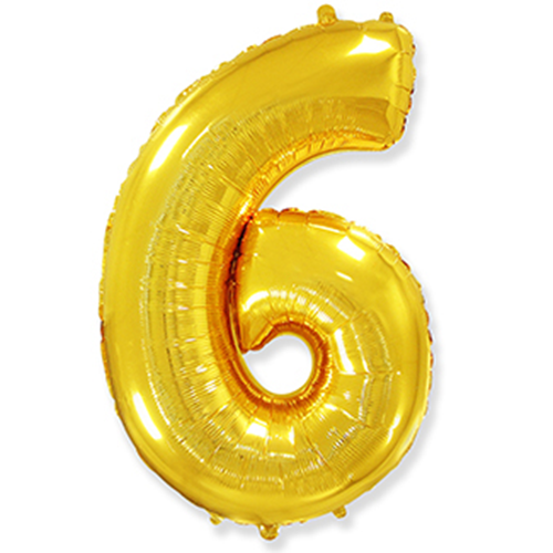 Folyo Gold 6 Balon 40 cm