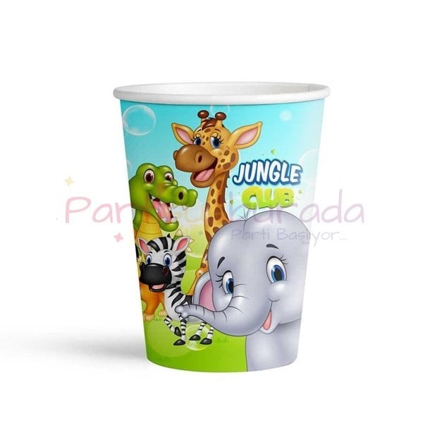 Jungle Club Safari Bardak 8 Adet