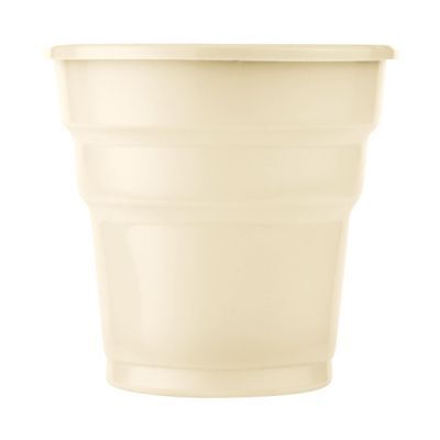 Plastik Krem Bardak 25 Adet