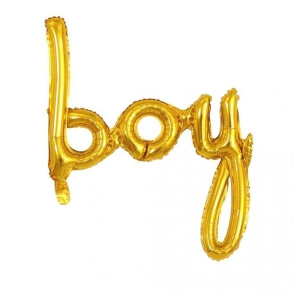 Folyo Gold Boy Balon Yazı