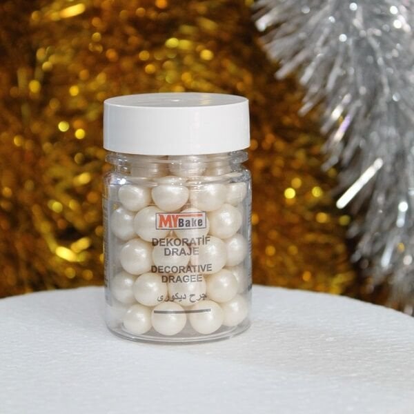 Mybake Sedef İnci Boncuk Şeker 4 mm 45 Gr