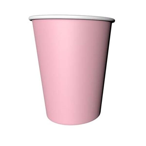 Karton Pembe Bardak 8 Adet