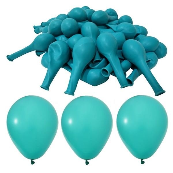 Pastel Turkuaz Balon 12 inc 10 lu