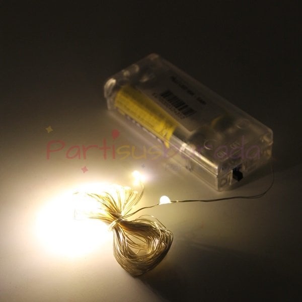 Pilli Gün Işığı Peri Led Işık 5 mt