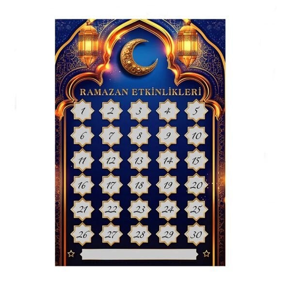 Kazımalı Ramazan Ayı Etkinlik Tablosu