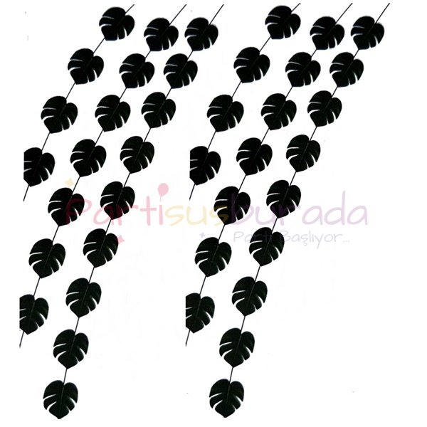 Yeşil Yaprak Sarkıt Süs 3 mt