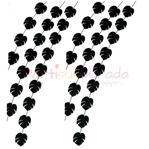 Yeşil Yaprak Sarkıt Süs 3 mt