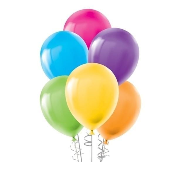Pastel Renkli Balon 12 inc 100 Adet