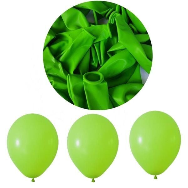 Pastel Açık Yeşil Balon 12 inc 100 Adet