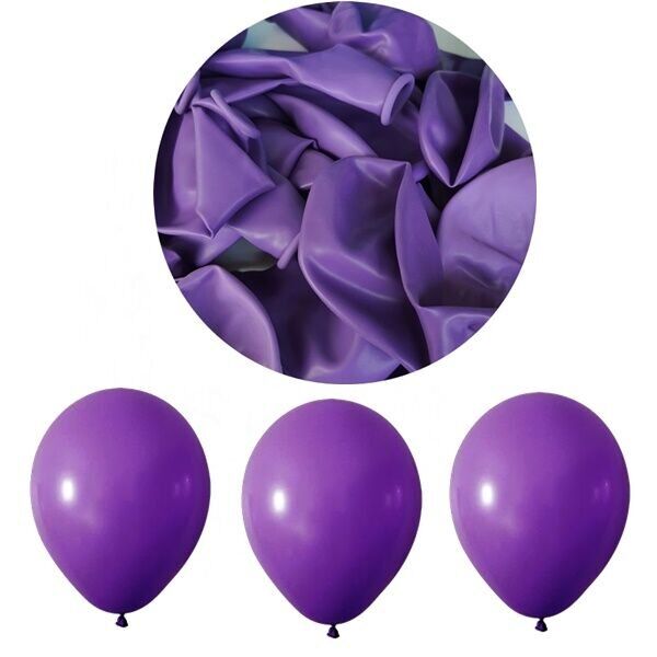 Pastel Mor Balon 12 inc 100 Adet