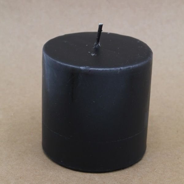 Siyah Kütük Mum 7x7 cm